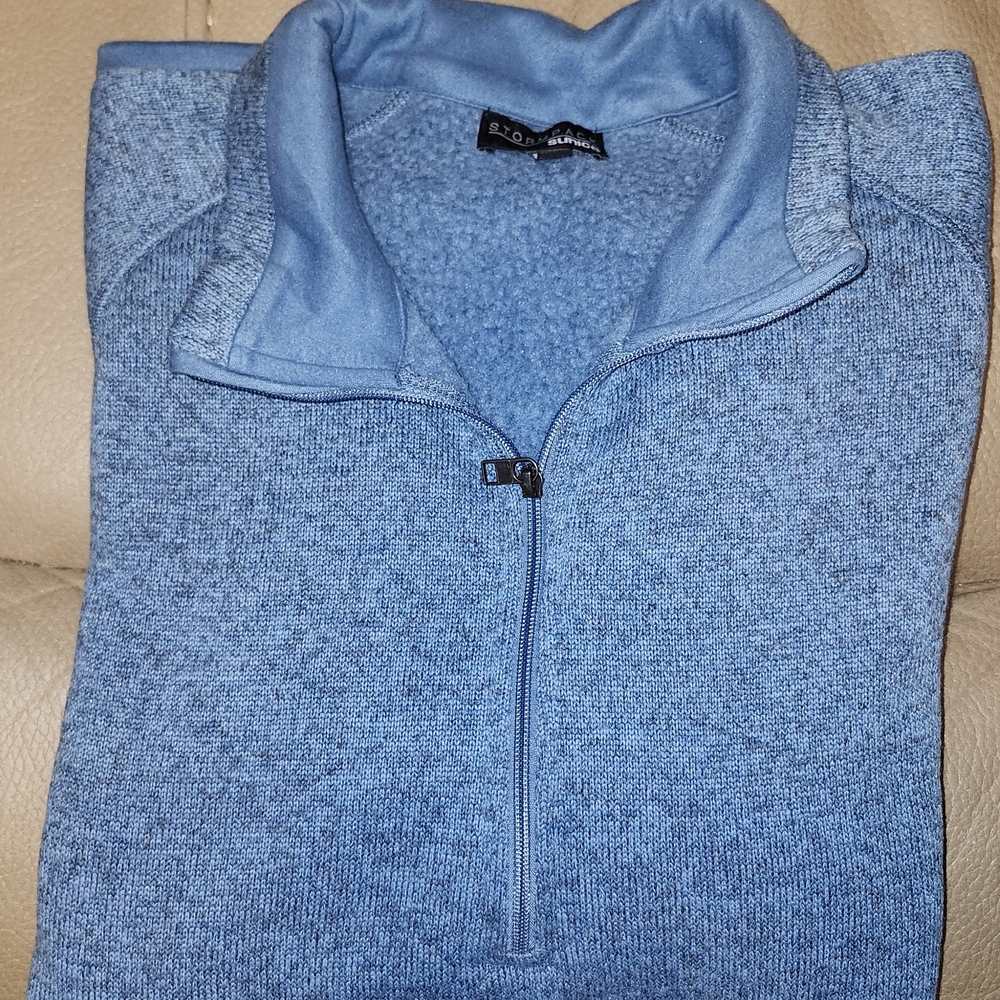 Sunice Women's Blue Zip-Up Sweater